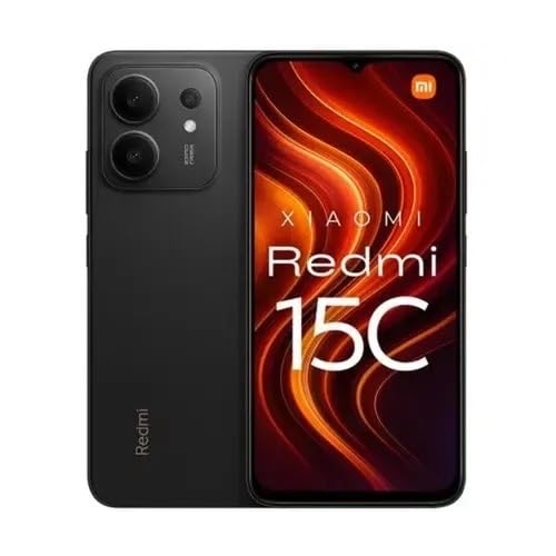 Smartphone Xiaomi Redmi 15C Midnight Black (Preto) 8GB RAM 256GB ROM