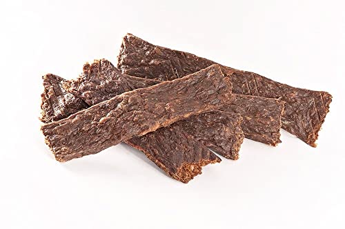 Bellfor Fleischstreifen Wildschwein Gesunder Hundesnack - 100 g. Wildschweinfleisch aus regionaler Herkunft – getreidefreier Kauartikel für Hunde, ganz ohne Zusatzstoffe.