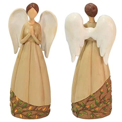 anjo para mesa | Decorações resina para lareira - Estátua mesa anjo, ornamento arte estante cabeceir