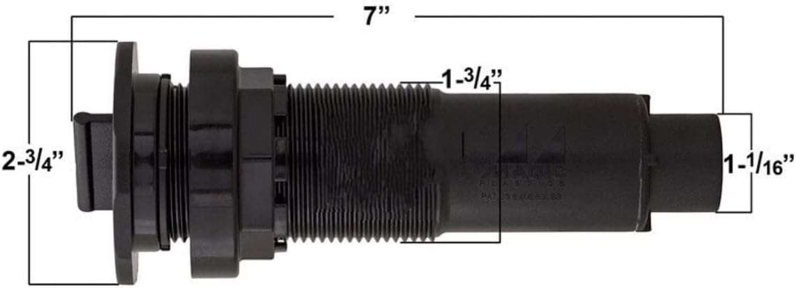 Hot Tub Classic Parts Dynasty Spa Drain Valve DYN11942