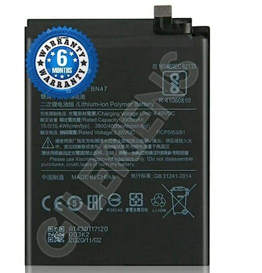 Image of Original BN47 Battery for Redmi 6 Pro I A2 Lite M1805D1SI Battery with 6 Month Warranty***(Y0000046)