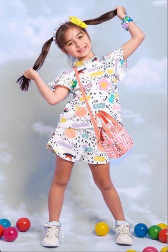 Image of PB Pearlbags Soft Crossbody Shoulder Or Hand Bag or Sling bag Water Resistant Anti Fall Stationery Storage Bag Handbag Clutch Bag Sweet Birthday Gift For 5-10 Years Children Students Girls