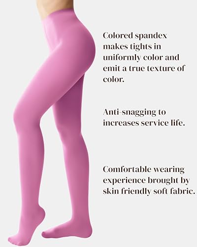 Image of leg elegant Women's 80 Den Microfiber Soft Opaque Tights Pantyhose