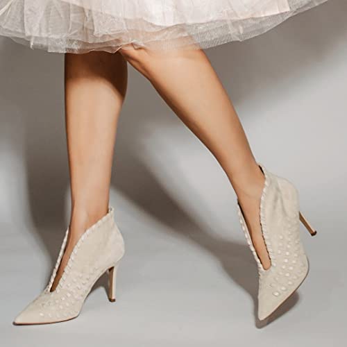 Cecelia New York Merrick Black Pull On High Heel Pointed Toe Fashion Ankle Boots2