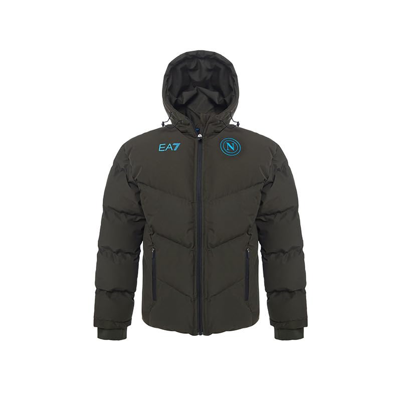 SSC NAPOLI Giaccone Lungo Jr Giaccone Unisex - Bambini e ragazzi