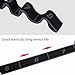 Yoga Stretch Band, Latin Dance Elastic Stretching Belt for Fitness, Flexibility, Exercise, and Pilates Training (Gray)