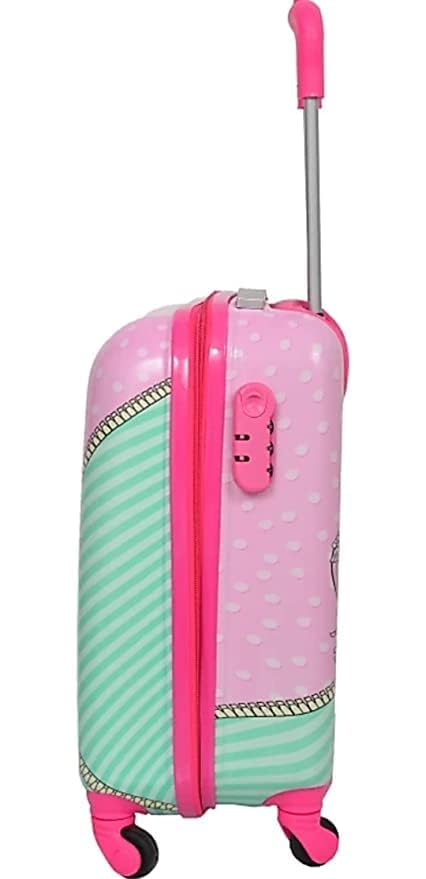 Image of ADSON Abs Kids Trolley 360 Rotating Luggage 360 Wheels Non-Breakable Exclusive Edition 20 Inch Kids Hardsided Suitcase with 4 Wheels, 360 Wheel Travel Trolley Bag