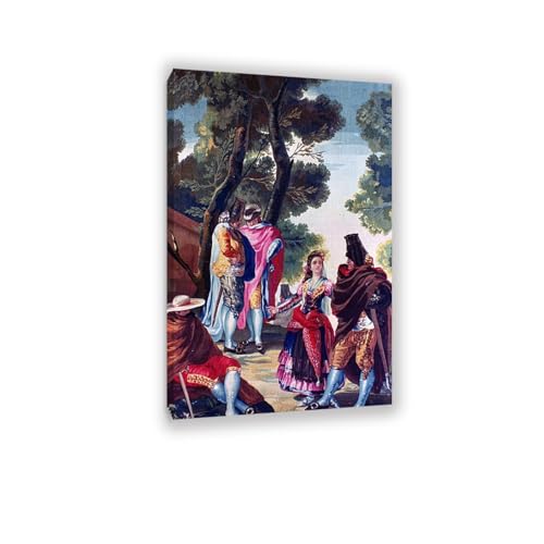 Tableau Mural Decoration 70x110cm romantique pour salon et bureau