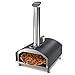ACTIVA Pizzaofen Pellet Pizza Ofen Pelletofen Grill Grillofen zum Backen von Pizza, Holzkohle Pizzagrill