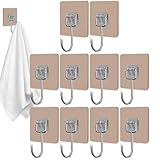 Selbstklebende Wandhaken, Badhaken, wasserdicht, öldicht, strapazierfähig, entfernbar, Edelstahl,...