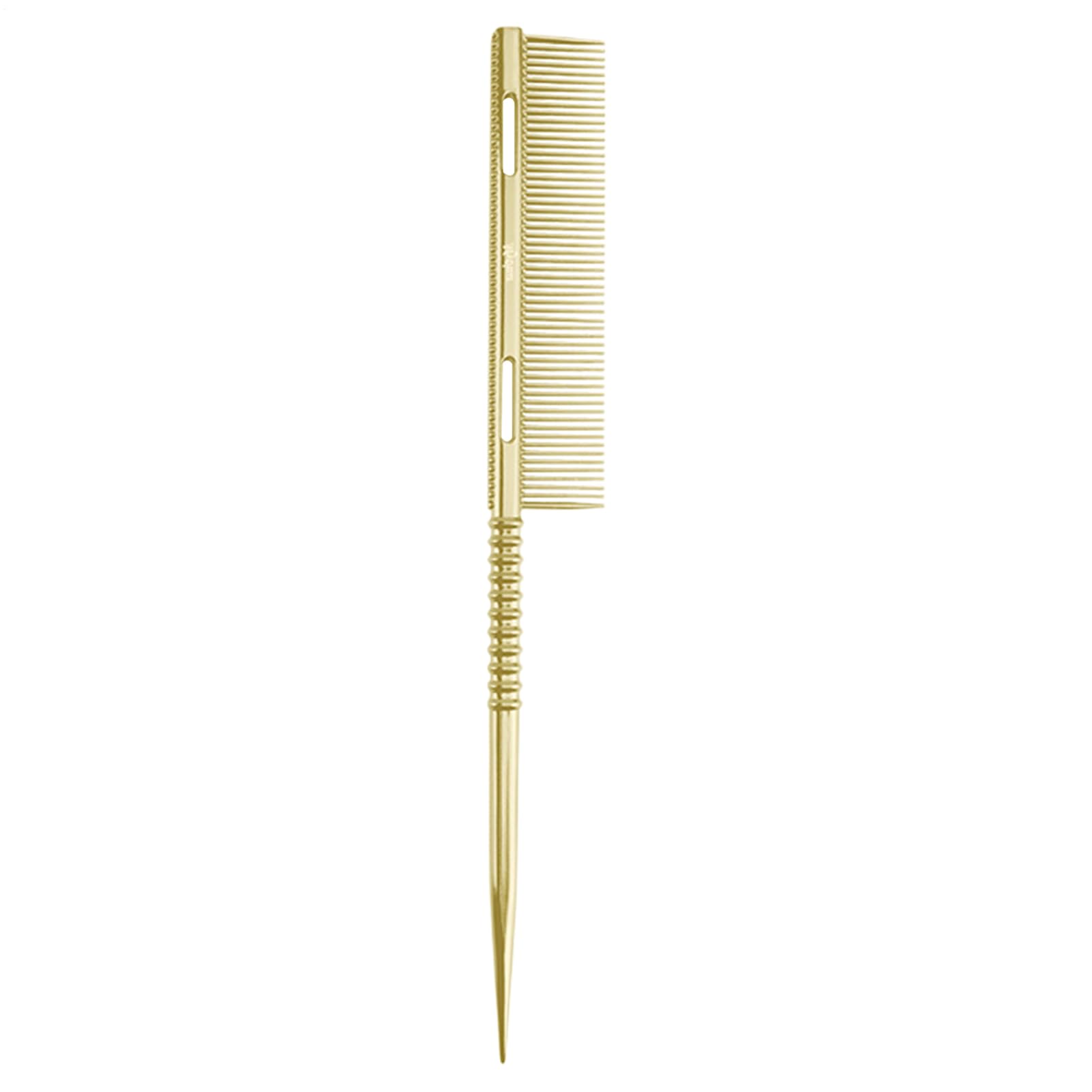 Pettini A Coda Da Donna Pettine leggero ergonomico per cotonatura radice | Spazzola coda denti in metallo da riga Spazzola Districante Leggera Ed Ergonomica Per Capelli Lisci