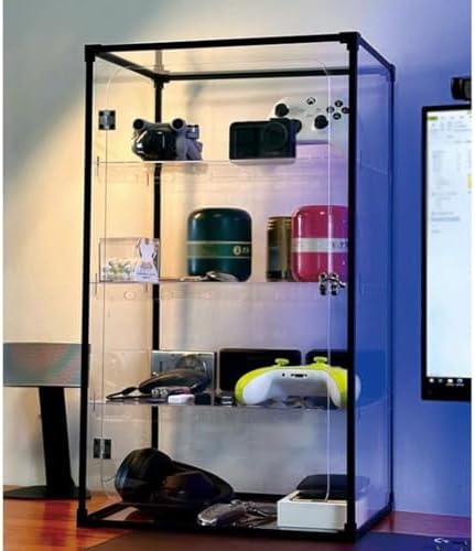 Clear Acrylic Gaming Keyboard Rack, Multi-Layer Mechanical Keyboard Storage Box, Home Collection Cabinet (Size: 50x20x60cm) - Stylish Organizer for Gamers