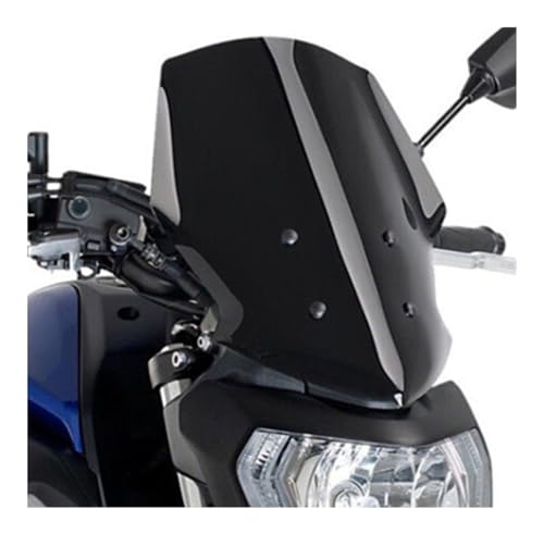 Pare-brise avec support pour Yamaha MT-07 finition haut de gamme