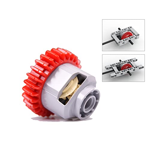 Sparkleiot MOC Technisches Differentialgetriebe-28 Zähne mit rundem Achsloch Power Functions Teile Kompatibel mit Legoeds Blöcke 65414 65413 Gebäude 2 Stück