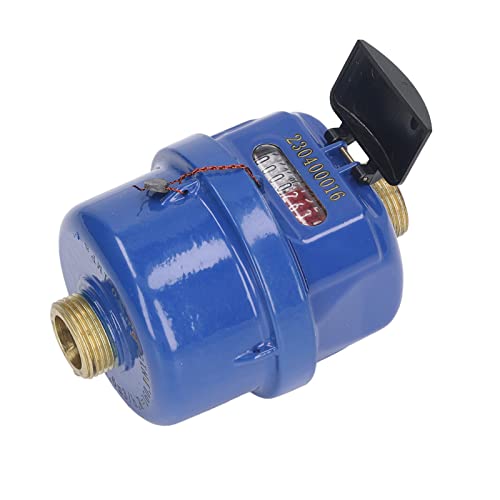 Débitmètre d'eau avec corps en laiton robuste 1/2 pouce - 4