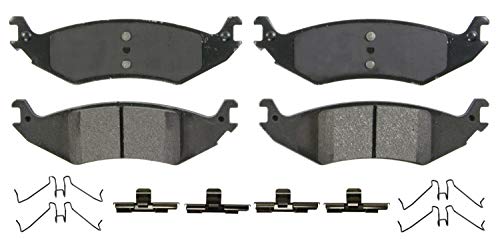 Plaquettes de frein semi-métalliques anti-bruit Wagner ZX1046 pour essieu arrière