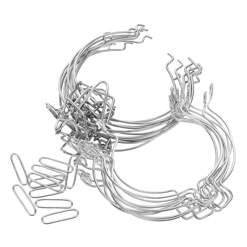 TEHAUX Fibbia di Bloccaggio per Barattoli 10 Pezzi in Metallo Meccanismo a Clip Intuitivo, per Barattoli di Vetro da 500 Ml, per Uso in Cucina