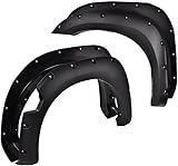 GRAND ORANGE Fender Flares Compatible with Nissan Titan 2004-2015 Textured Black Pocket Rivet Bolt Style Wheel Protector