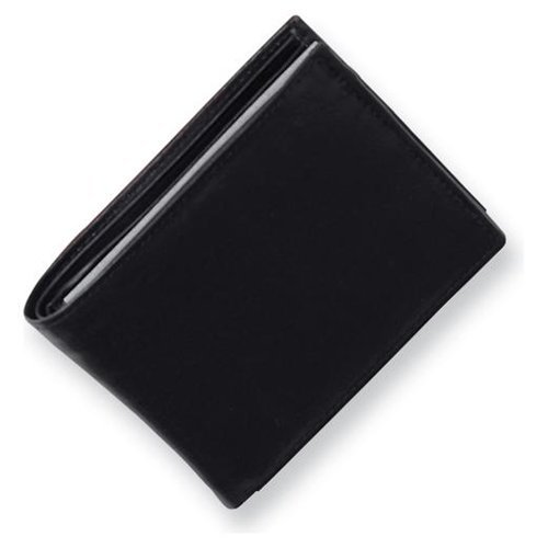 Mens Bi Fold Leather Wallet Bifold Christmas Gift