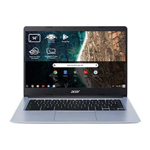 Acer Chromebook 314 - Portátil 14" HD (Intel Celeron N4020, 4GB RAM, 32GB eMMc, Intel UHD Graphics, Chrome OS), Color Plata - Teclado Qwerty Español