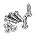 Niooliuk Pack of 100 M1.4 X 5mm Stainless Steel Phillips Round Head Self Tapping Screws Bolts
