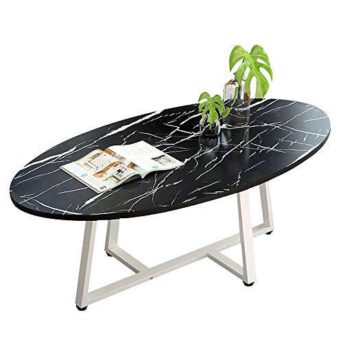 HOIHO Oval Coffee Table Tea Table Wood Cocktail Table Modern Minimalis HOIHO Oval Coffee Table Tea Table Wood Cocktail Table Modern Minimalis