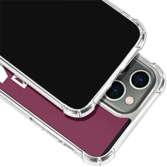 Skinit Clear Phone Case Compatible with iPhone 14 Pro - Officially Licensed Texas A&M University TAM Design