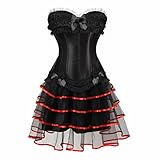 corsette damen AufGrößd der Kamera oder der Umgebung bitte den Farbunterschied des vollbrust corsage set Korsetts Corsagenkleid verringern