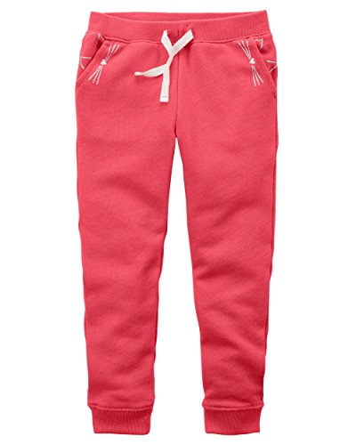 Jogging fille taille 7 élastique facile à enfiler rouge Carter's