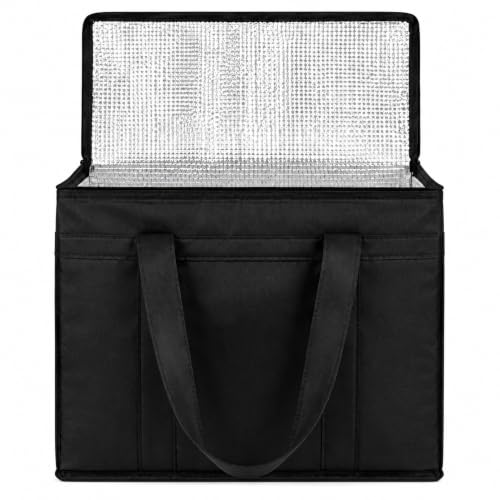 Image of Match Made 50L Insulated Thermal Bag for Hot & Cold Food, Reusable Cooler Tote with Zipper, Heavy Duty Delivery & Grocery Shopping Bag,Freezer Storage Bag for Travel & Picnic