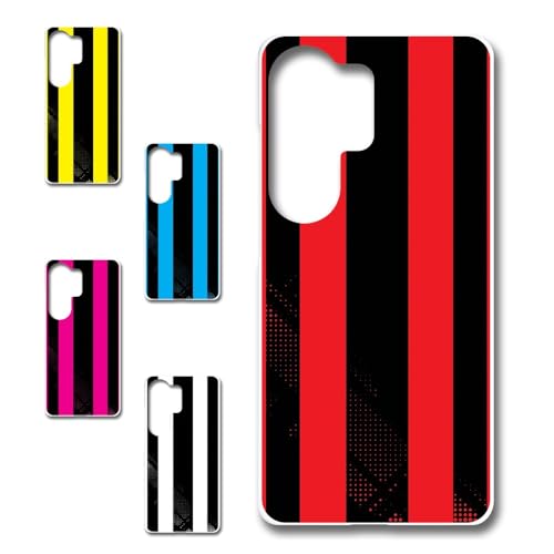 Galaxy S26 Ultra SC-53G / SCG37 �X�}�z�P�[�X �J�o�[ ���X�g���C�v × �h�b�g ��[�f�U�C��B/���b�h] �ԐF TK-557B �M�����N�V�[S26 �E���g��