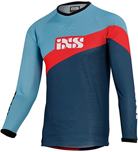 Jersey IXS Race Kids Brisk t-shirt anti-transpiration bleu taille S