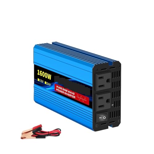 Inversor de onda senoidal pura 12V 110V con pantalla LED de alta eficiencia energética