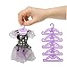 Imagen de GARIOUANS 10piezas Perchas para Ropa De Muñecas Mini Percha para Muñecas Perchero para Juguete De Moda para rol y Organización