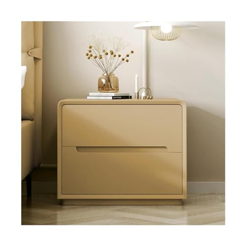 Table de chevet en cuir moderne carrée pour votre chambre