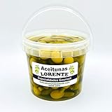 Aceitunas extra sin hueso rellenas de crujiente pepinillo