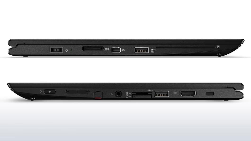 Lenovo ThinkPad Yoga 260 Ordinateur Portable Intel Core i5-6300U, Ram 8 Go, SSD 256 Go, écran Tactile 12,5" - WiFi, Bluetooth, CAM, AZERTY Clavier Français avec Autocollants (reconditionné)