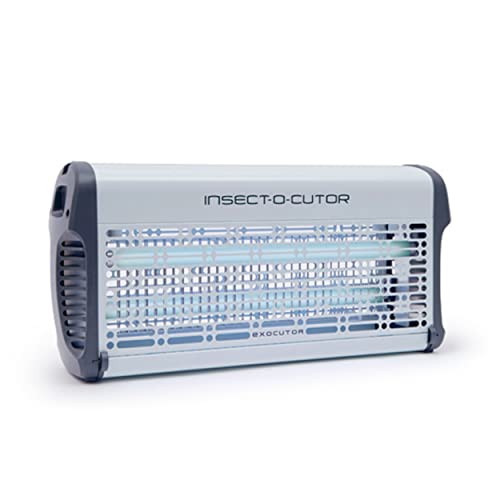 Piège à insectes Exocutor 30 W blanc pour commerce de 100 m²