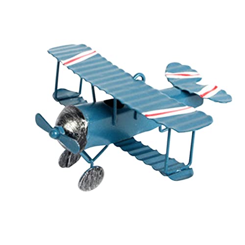 Materiale resistente e finitura artigianale: Realizzato in metallo robusto con verniciatura fatta a mano, il modello garantisce durabilità e aspetto autentico, perfetto per chi cerca decorazioni vintage o modelli di aeroplani con valore estetico e storico