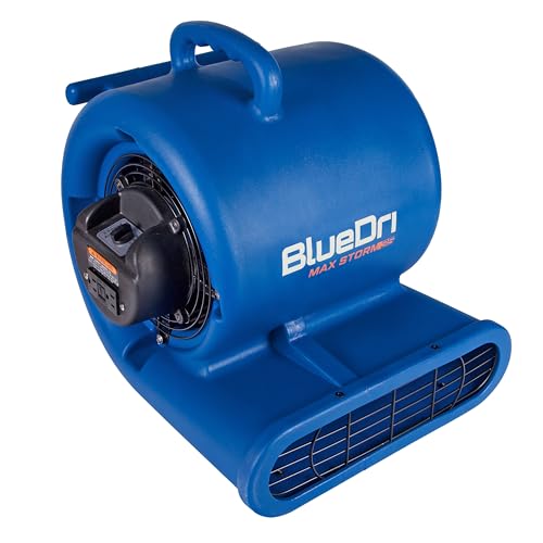 BlueDri Max Storm 35 HP Air Mover for Water Damage