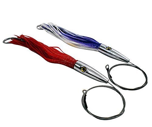 High Speed Wahoo Lures 2 Pack Fully Rigged 6 Ft 280 LBS SS