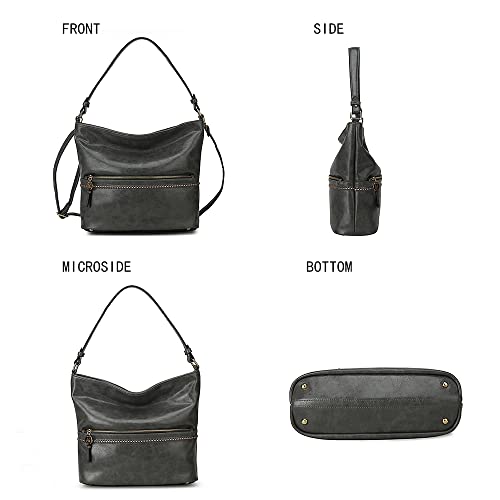 Image of MKF Collection Shoulder Bag for women Vegan Leather Hobo Bag Crossbody Bag purse by Mia K