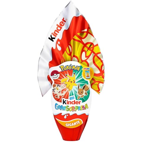 Uovo di Pasqua Gigante Pokemon 320 g con Doppia Sorpresa