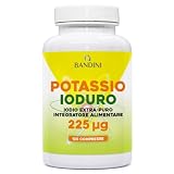 Bandini® IODURO DI POTASSIO | Iodio EXTRA PURO Alta dose | 120 Compresse