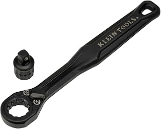 KLEIN TOOLS(クラインツールズ) 65301ADP KNECT (S) パススルーラチェットと1/4インチソケットアダプターセット コンパクトで快適なハンドツール 1/4インチ角ドライブソケット下位互換