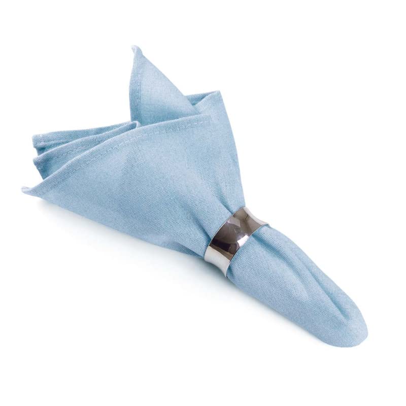Serviettes de Table Bleu Clair 100 Pièces 40x40cm Coton