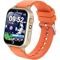 YEDASAH Kids Smart Watch Boys Girls, Learning Cards, Audio Storybooks, Smart Watch for Kids 26 Games, 13 Alarm Models HD Touch Screen, Camera, Step Counter, Video, Music Player Class Mode