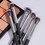 MAANGE Makeup Brushes 54 Pcs Makeup Tool Set, Multi-functional Makeup Kit Premium Synthetic Brush Make up Brushes Set for Women Girl (Black, 54 Pcs) - Image 4