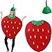 Costume da fragola per adulti, costume da frutta, costume creativo e...