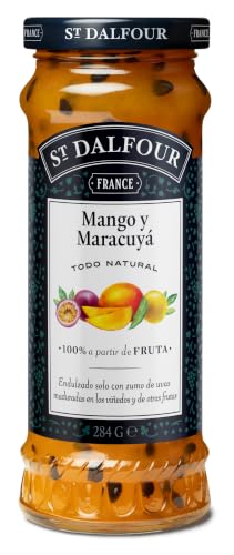 St Dalfour MANGO Y MARACUYÁ Mermelada 284g 100% Fruta Sin Azúcares Añadidos